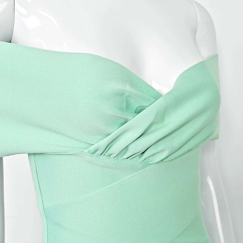 Temperament cocktail party bandage dress party socialite dress off shoulder sexy hip hugging elastic dress